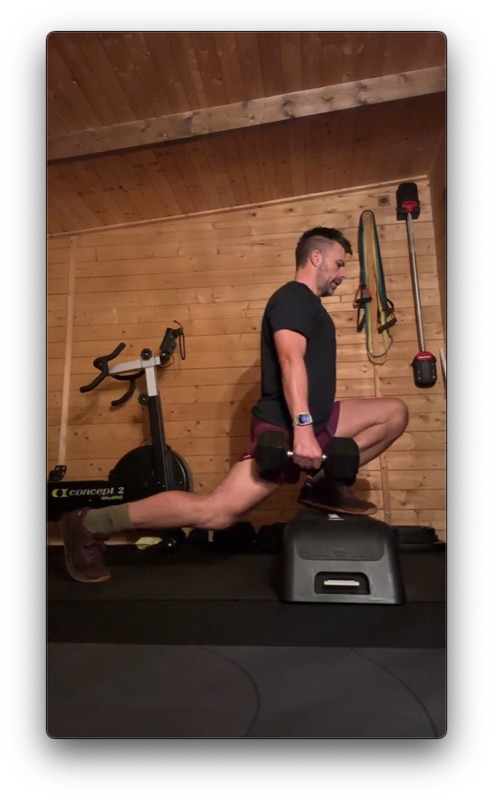 Stu working out