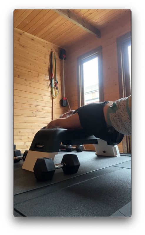 Stu working out