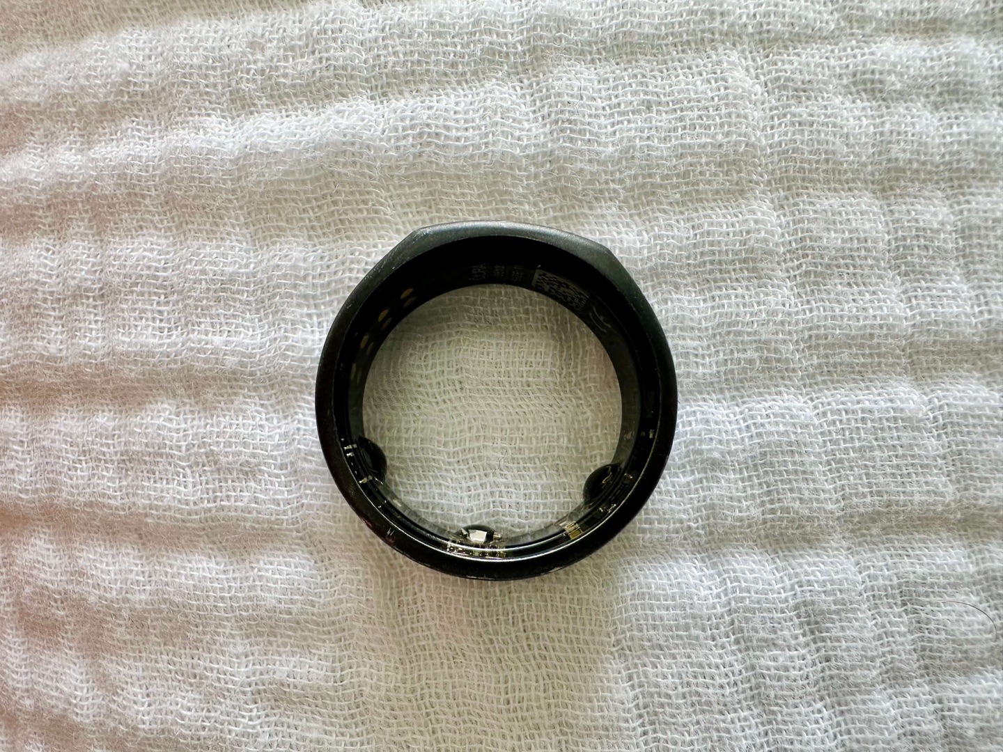 Oura Ring on a hand